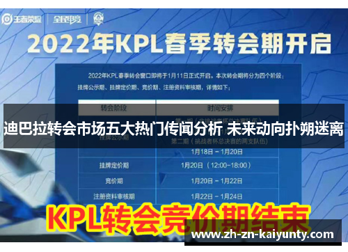 迪巴拉转会市场五大热门传闻分析 未来动向扑朔迷离